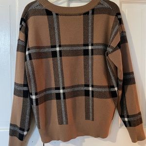 Plaid Sweater